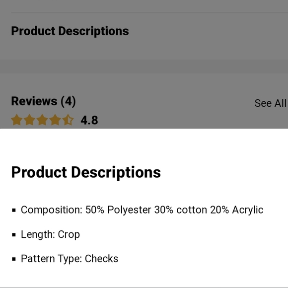 Cider~Houndstooth Checkered Crop Top Retro 90's Inspired Mustard Yellow Brown - Picture 10 of 15